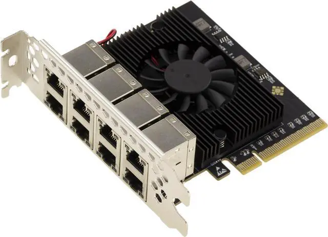Main image of KALEA-INFORMATIQUE PCIe 8 Port RJ45 Gigabit LAN Ethernet 10 100 1000Mbps 1G Network Controller Card with REALTEK RTL8111H Chipset