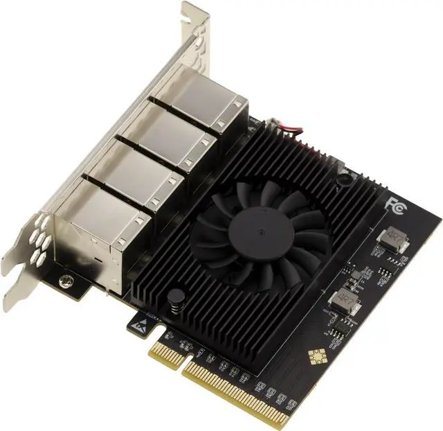 Alt view image 4 of 4 - KALEA-INFORMATIQUE PCIe 8 Port RJ45 Gigabit LAN Ethernet 10 100 1000Mbps 1G Network Controller Card with REALTEK RTL8111H Chipset