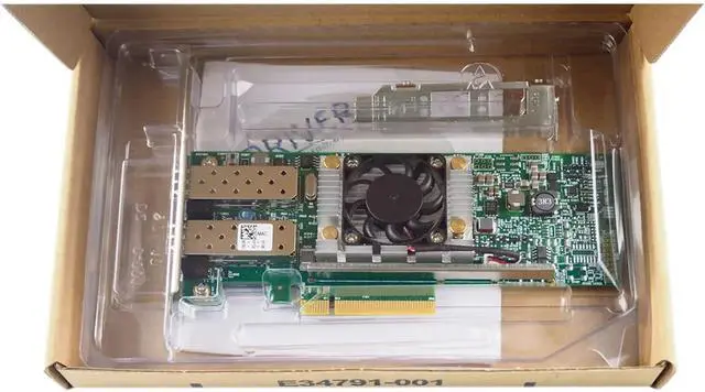 Alt view image 4 of 4 - BCM57810 10GB Dual Port SFP+ PCIe x8 Ethernet Converged Network Adapter Similar to x520-da2