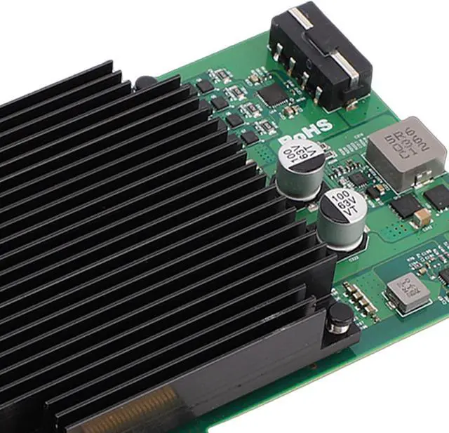 Alt view image 4 of 7 - Yunseity 4 Port PoE PCIe Network Card, i226 Main Control Chip, 2.5G Gigabit Ethernet Card, Efficient Heat Dissipation, Low Latency, with Full and Half Height Bracket