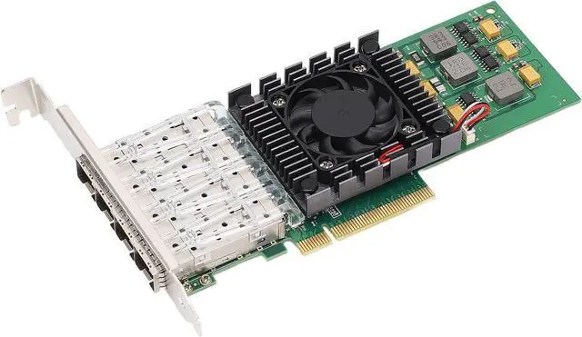 Alt view image 5 of 7 - Ethernet -Server Adapter, PCIe X8 Network Card Support for Web2.0 Data Center
