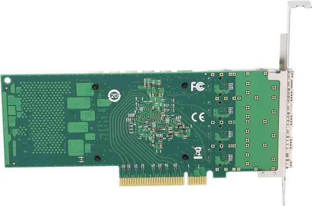 Alt view image 4 of 7 - Ethernet -Server Adapter, PCIe X8 Network Card Support for Web2.0 Data Center
