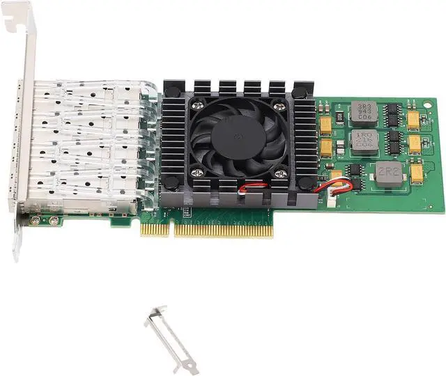 Alt view image 6 of 7 - Ethernet -Server Adapter, PCIe X8 Network Card Support for Web2.0 Data Center