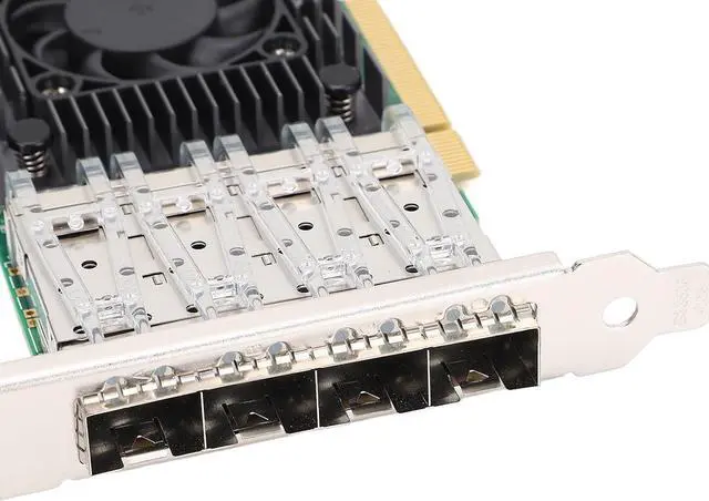 Alt view image 7 of 7 - Ethernet -Server Adapter, PCIe X8 Network Card Support for Web2.0 Data Center