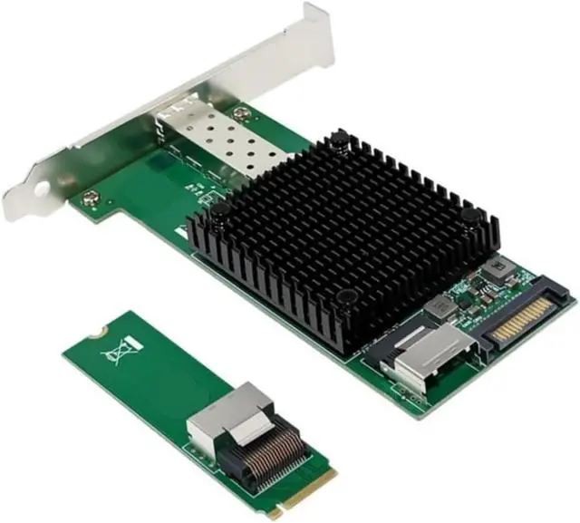 Alt view image 4 of 5 - M.2 X520-DA1 10G SFP+ Network Card with JL82599EN Chip for Server Industrial Computer Fiber Optic Connection