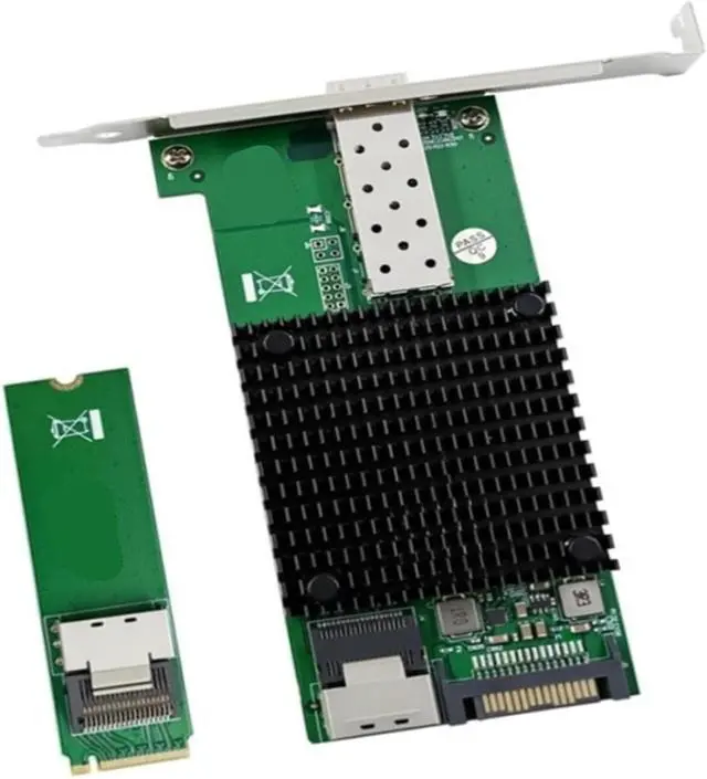 Alt view image 3 of 5 - M.2 X520-DA1 10G SFP+ Network Card with JL82599EN Chip for Server Industrial Computer Fiber Optic Connection