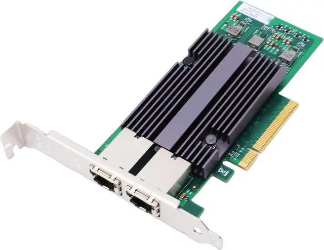 Main image of Sanpyl 10Gb PCIE X8 Network Card Dual RJ45, fit for BT2 | PCIe V2.1 | Low Power Consumption Ethernet Card for Wins 11 10fB/7/Wins Server 2025 2022 2019 2016 2012