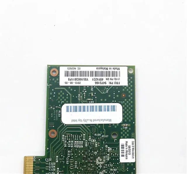 Alt view image 6 of 6 - 49Y4232 94Y5166 I340-T2 PCI-E 4X Dual Port Gigabit Network Card 82580EB for Server Computer