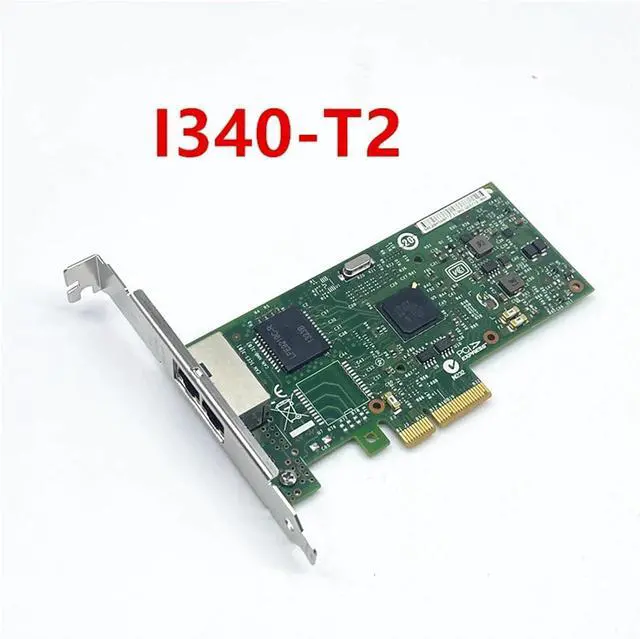 Alt view image 2 of 6 - 49Y4232 94Y5166 I340-T2 PCI-E 4X Dual Port Gigabit Network Card 82580EB for Server Computer