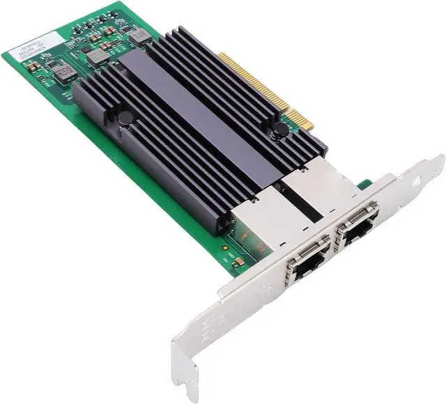 Alt view image 6 of 7 - GOWENIC 10Gb Network Card, Dual RJ45 Ports PCIe X8 NIC with BT2 Controller and Virtualization Support, for Server Linux Ubuntu Freebsd