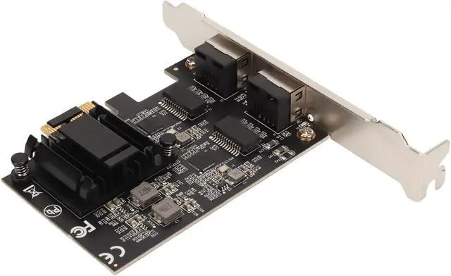 Alt view image 6 of 7 - Port PCIe Network Card with RTL8125BG Chip, 2.5Gbps Transmission for Desktops, PC Servers, Wide OS Compatibility, Remote Wake up Technology