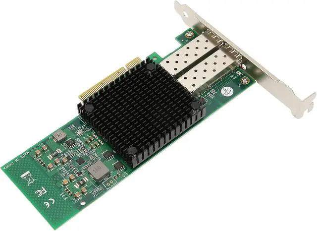 Main image of Dual Port SFP Server Nic, 82599Es Chip 10G Network Controller, Flexible Network Optimization, 10 Gigabit Ethernet 10,000MBps Transfer Rate, Power Saving Design PCIEx8