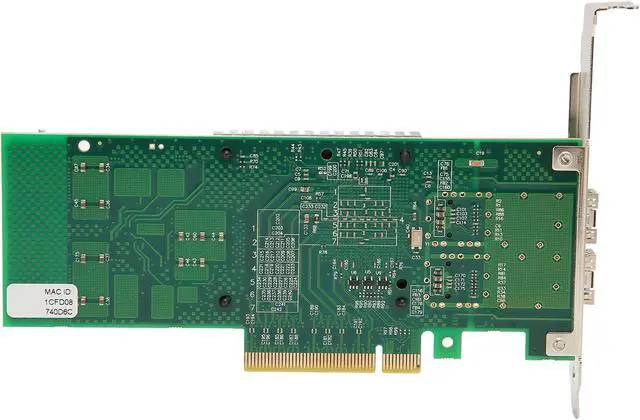 Alt view image 6 of 7 - Dual Port SFP Server Nic, 82599Es Chip 10G Network Controller, Flexible Network Optimization, 10 Gigabit Ethernet 10,000MBps Transfer Rate, Power Saving Design PCIEx8