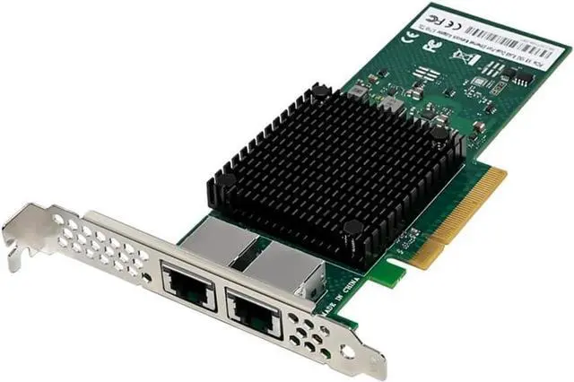 Alt view image 5 of 6 - Network Card PCIe X8 V710-T2 Dual Port Server Network Card Supports 2 X 5GbE NBASE-T Server Network Card