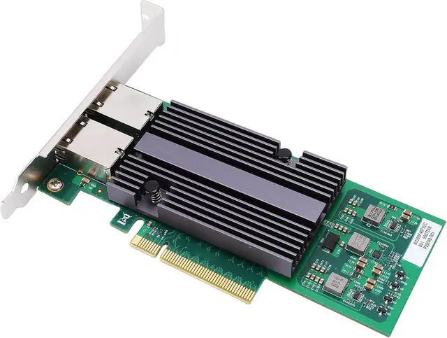 Alt view image 7 of 7 - 10Gb Network Card, Server 2025 2022 2019 2016 2012 10 8 7 Support, PCIE X8 NIC Card with Dual RJ45 Ports, for RHEL SLES Freebsd