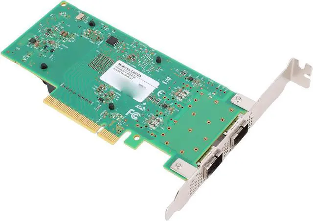 Alt view image 7 of 7 - Diyeeni 2 Port Ethernet Network Card 25G SFP28 PCIe Network Adapter with ConnectX5EN Chip for Data Center Cloud Computing VMware