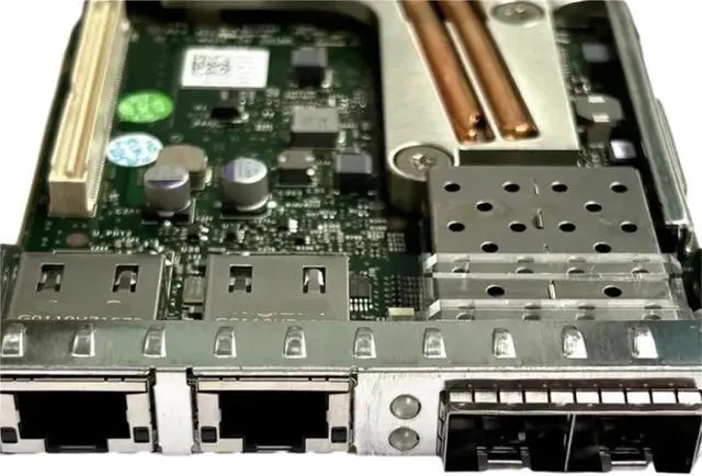 Alt view image 2 of 2 - Network Card for R730 0165T0 165T0 Server BCM57800 RJ45 Dual Gigabit 1G Electrical Dual 10G Optical Port CN-0165T0