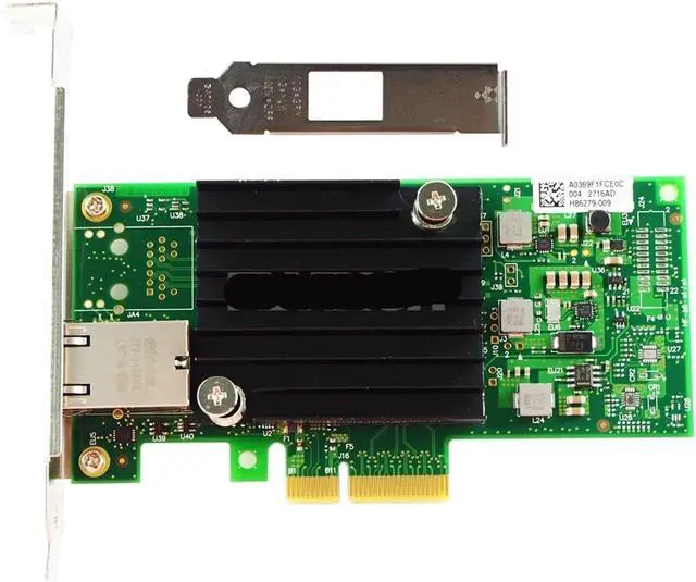 Alt view image 2 of 4 - X550-T1 PCI-E X4 10G Ethernet Server Adapter Single Port RJ45 Converged Network Adapter X550T1BLK