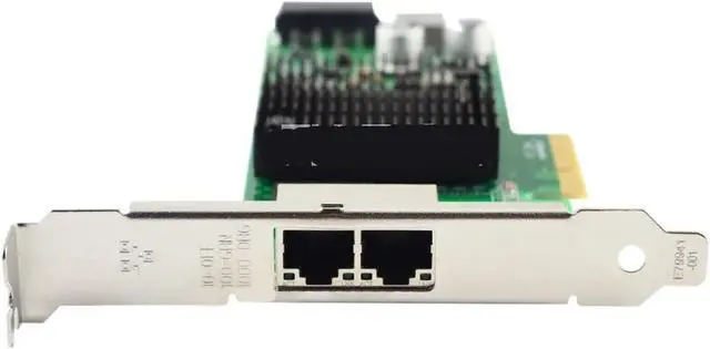 Alt view image 4 of 4 - NA350-T2 POE PCI-E X1 RJ45 Desktop Dual Port Gigabit 10/100/1000Mbps Network Video Capture Card I350AM2 Chip