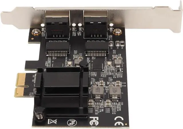 Alt view image 3 of 7 - PCI Express Gigabit Ethernet Card 2.5Gbps RJ 45 2500 1000 100Mbps Wide Compatibility Port PCIe Network Card for Desktop PC