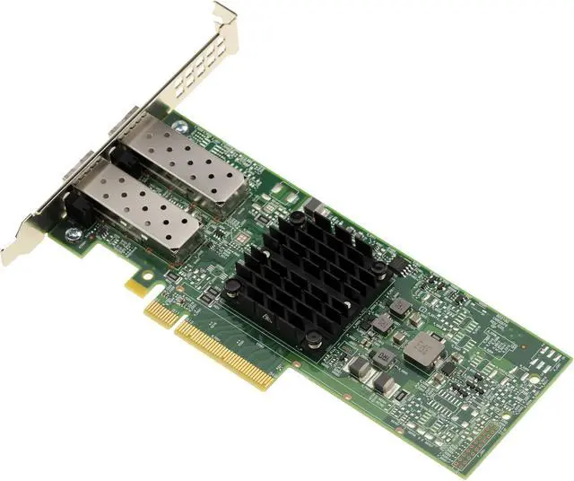 Alt view image 2 of 4 - KALEA-INFORMATIQUE Broadcom P225P BCM957414A4142CC 2 Port 10G or 25G SFP28 Fiber Ethernet LAN Network PCIe Controller Card