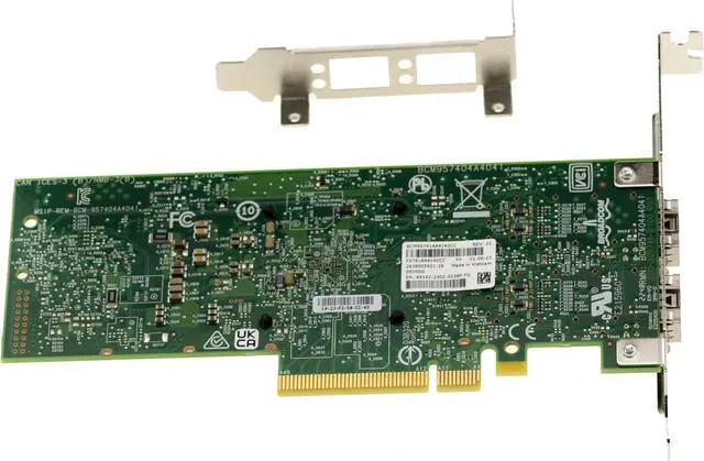 Alt view image 4 of 4 - KALEA-INFORMATIQUE Broadcom P225P BCM957414A4142CC 2 Port 10G or 25G SFP28 Fiber Ethernet LAN Network PCIe Controller Card