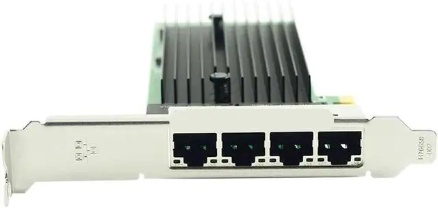 Alt view image 4 of 4 - 4 Port PCIE X1 1000M PCIe Gigabit Ethernet Quad Ports RJ45 Network Card Chip for 82576 LAN Card
