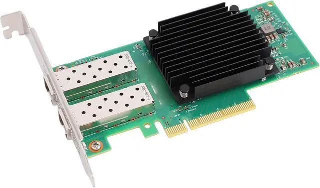 Alt view image 7 of 7 - PCIe 3.0 X8 Network Card, Dual Port 25G SFP28 Ethernet Adapter with 5 EN Chip for Data Center and Cloud Computing