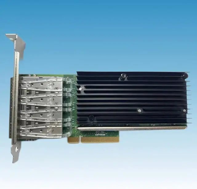 Alt view image 2 of 6 - XL710-4SFP+ 4 Port 10-Gigabit Ethernet Converged Network Card Server Adapter
