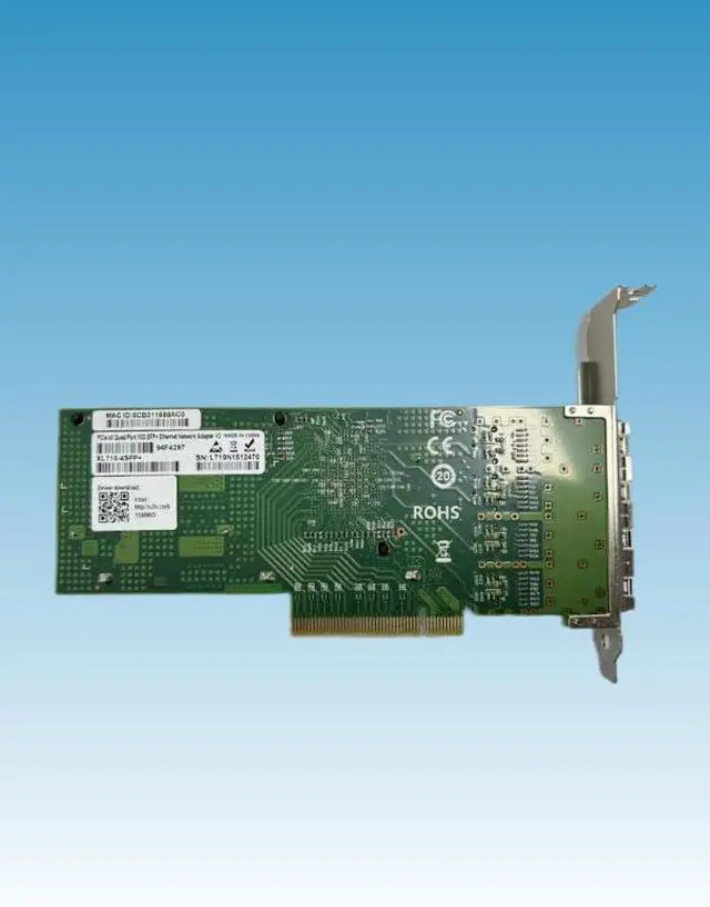 Alt view image 4 of 6 - XL710-4SFP+ 4 Port 10-Gigabit Ethernet Converged Network Card Server Adapter