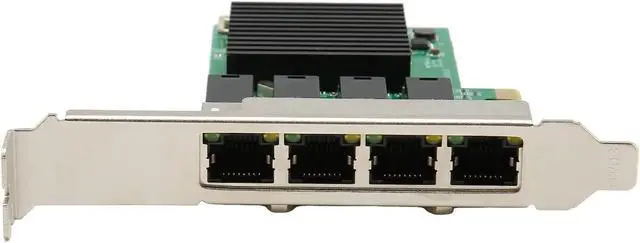 Alt view image 2 of 7 - PCIe Network Card 10/100/1000Mbps NIC Controller, Gigabit Ethernet Card for Easy Computer Server Connection, Widely Compatible, Wake on LAN, Full Duplex Control
