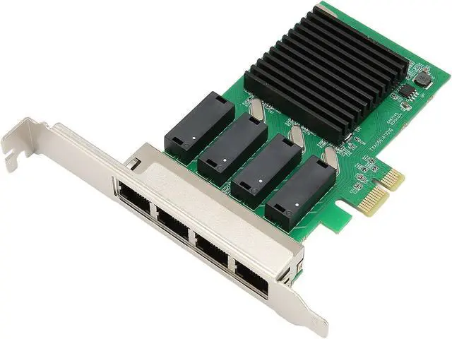 Alt view image 4 of 7 - PCIe Network Card 10/100/1000Mbps NIC Controller, Gigabit Ethernet Card for Easy Computer Server Connection, Widely Compatible, Wake on LAN, Full Duplex Control