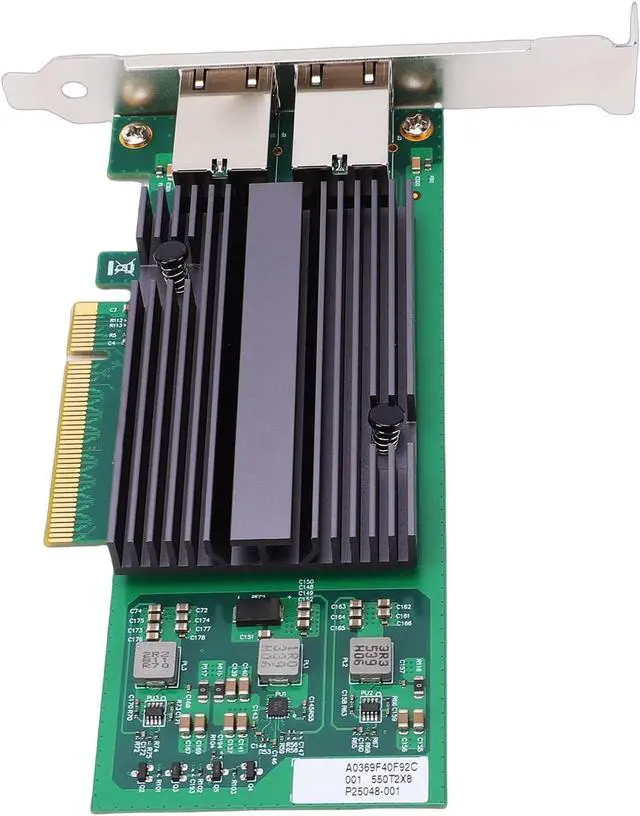 Alt view image 7 of 7 - Sanpyl 10Gb PCIE X8 Network Card Dual RJ45, fit for BT2 | PCIe V2.1 | Low Power Consumption Ethernet Card for Wins 11 10fB/7/Wins Server 2025 2022 2019 2016 2012