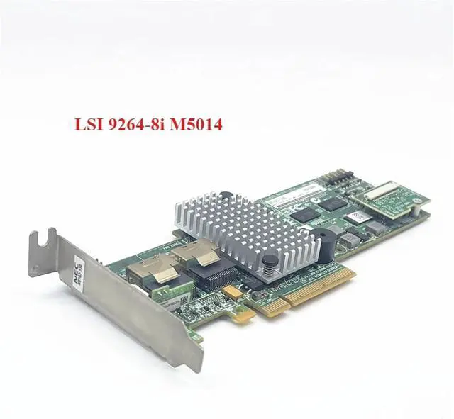 Alt view image 2 of 5 - LSI 9264-8i M5014 Array Card PCIE 6GB 256M RAID0 1 5 6 N8103-130 L3-25121-62A for Server Computer