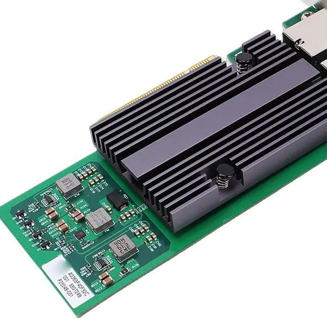 Alt view image 4 of 7 - Yunseity 10Gb Network Card, Dual RJ45 Ports PCIE X8 NIC with Low Power Consumption, Support for Server 2025 2022 2019 2016 2012 10 7 RHEL SLES Freebsd