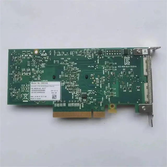Alt view image 2 of 3 - Suitable for CX314A-BCCT 40G ConnectX-3 Pro Dual Port 10 Gigabit Ethernet Network Interface Card