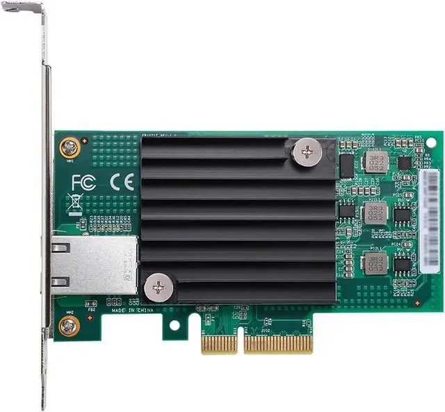 Alt view image 2 of 5 - AQC107 for X550-T1 PCI-E X4 1G 2.5G 10G Ethernet Server Converged Network Adapter