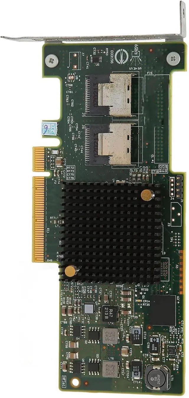 Alt view image 3 of 7 - 8-Port PCIe 3.0 SAS HBA Card, 6Gbs Internal Controller Adapter with Dual Mini SAS SFF-8087 for Server Storage Expansion and Data Backup Solutions