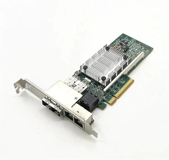 Alt view image 2 of 5 - EN0S EN0U 00E2865 00E2719 BCM957800A 10G 2-Port 10G Fiber Optic Network Card for Server Computer