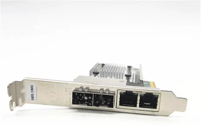 Alt view image 3 of 5 - EN0S EN0U 00E2865 00E2719 BCM957800A 10G 2-Port 10G Fiber Optic Network Card for Server Computer