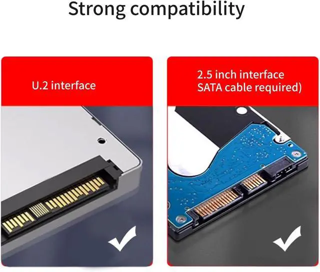 Alt view image 6 of 7 - 4Slot SFF8639 NVMe Solid Disk to pieceIe X16 Expansion Card, Piece Internal Conversion with Heat Dissipation Pattern