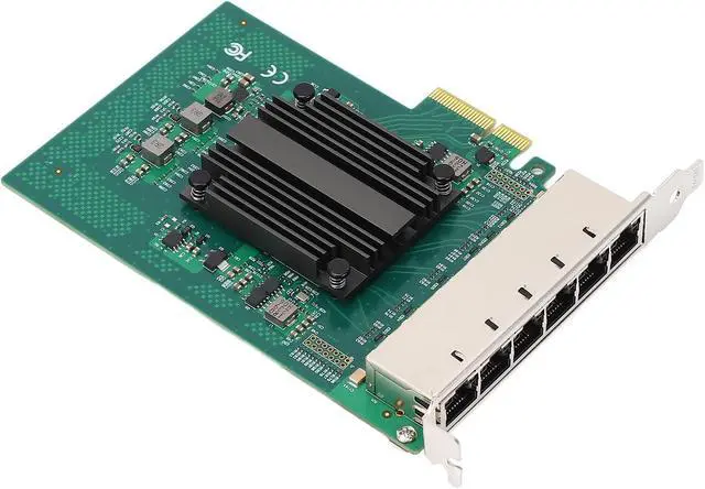 Alt view image 4 of 7 - 1000Mbps High Speed Transmission PCIe Gigabit Network Card for Desktop Server with 6 RJ45 Ports