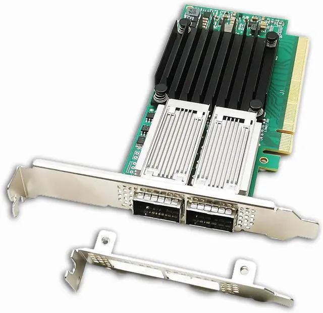 Main image of 100G Network Server Mellanox ConnectX-4 EDR +100GbE MCX456A-ECAT VPI InfiniBand Adapter Dual QSFP28 Port 100Gb NIC PCIe*16