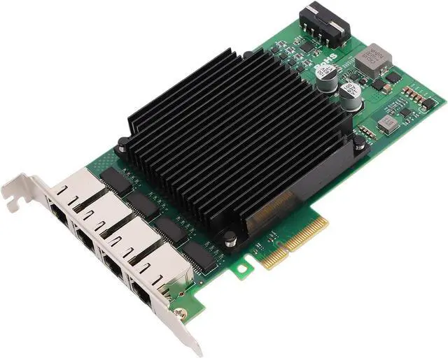 Alt view image 6 of 7 - PUSOKEI 4 Port PoE PCIe Network Card 2.5G Gigabit Ethernet Card PCIe Ethernet Adapter with i226 Chip Low Latency Heat Dissipation for Servers Gaming Soft Routers