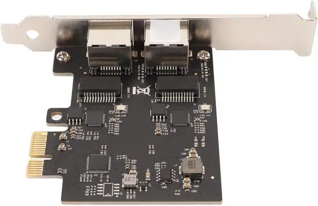 Main image of PCIe 2.5G Network Card Dual Port RTL8125B 2500M 1000M Computer Network Adapter Card for Desktop PC