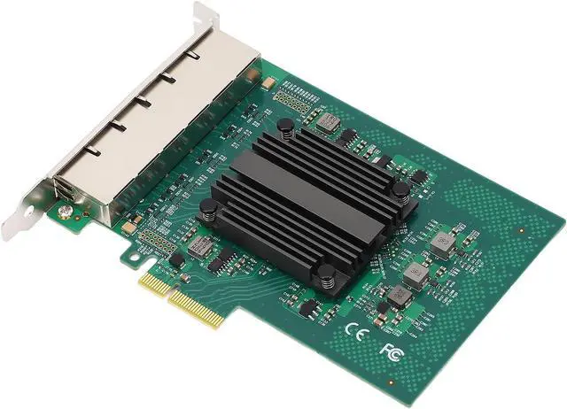 Alt view image 2 of 7 - 1000Mbps High Speed Transmission PCIe Gigabit Network Card for Desktop Server with 6 RJ45 Ports