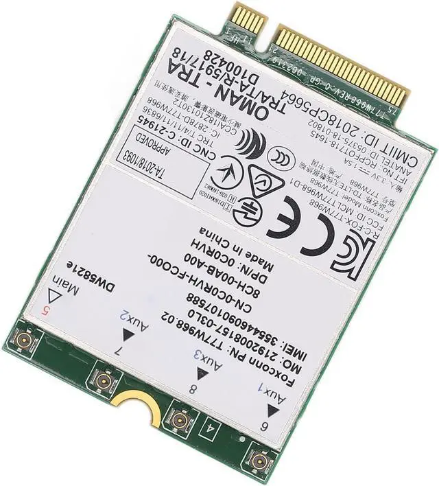 Alt view image 3 of 7 - KIMISS Wireless Net Card for Laptop - Supports 3G/4G/5G Fast Transmission & Positioning - PCI Express M.2 3042 Compatible