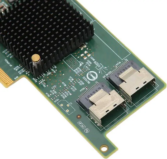 Alt view image 7 of 7 - Server Array Card, Fast Signal Transmission, with Two Mini SAS Connectors, Plug and Play, Support Hot Swap, Strong Processing Power, Server Adapter for SA5212H NF5270M3