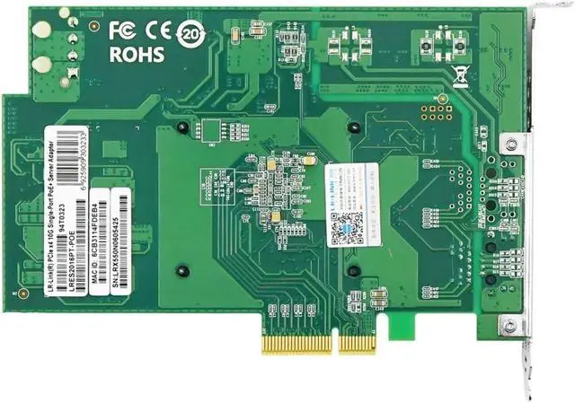 Alt view image 2 of 4 - PCIe x4 Single-Port 10G Ethernet Frame Grabber 1ntel X550