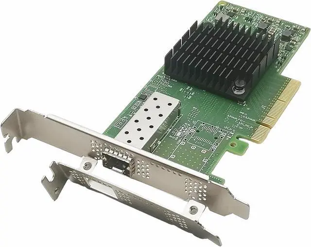 Alt view image 3 of 4 - 10G/25Gb Ethernet Network Card with MCX4111A-ACUT CX-4 LX 25GbE NIC Single SFP28 Port LAN Card PCIE 3.0 X8 UEFI Enable